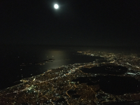 Samsun'dan dönüşte İstanbul'da mehtap...